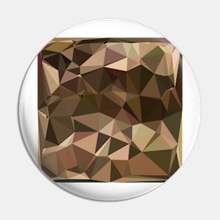 Sienna Abstract Low Polygon Background Pin