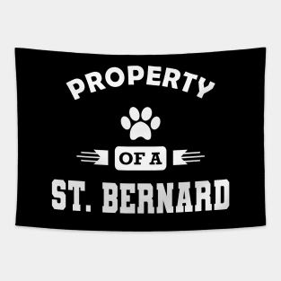 St. Bernard Dog - Property of a St. Bernard Tapestry