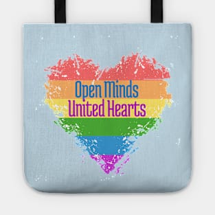 Open Minds United Hearts Tote