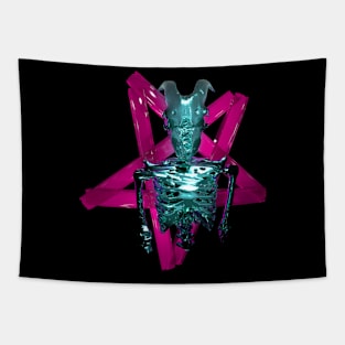 Neon Satanic glass Tapestry