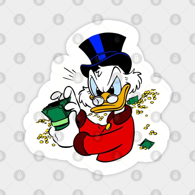 Scrooge McDuck Magnet by frankbotello22