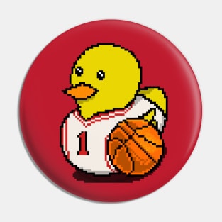 Bulls Basketball Rubber Duck Pin