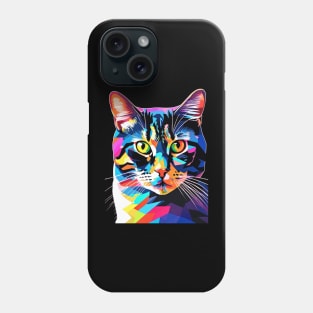 American Shorthair Pop Art Phone Case