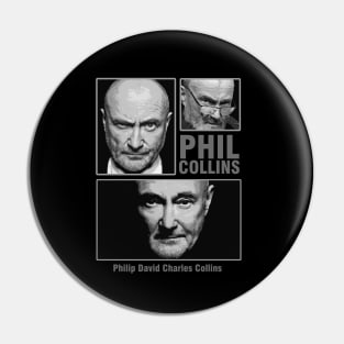 Many Face - Phil Collins Pin