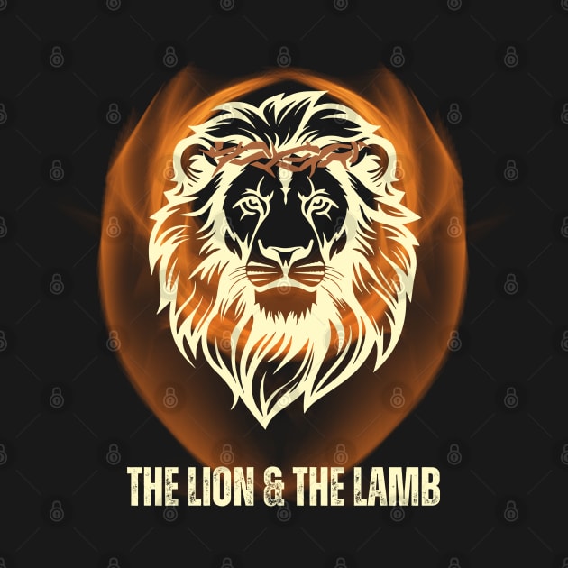 The lion and the lamb by Kikapu creations