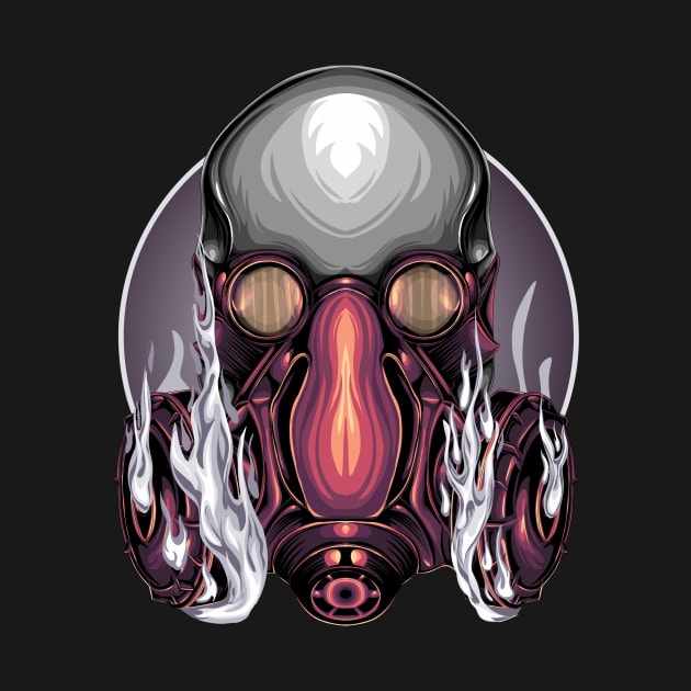 skull mask by cryptoartdesign