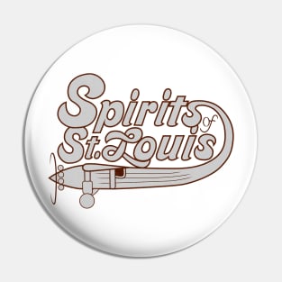 Retro Spirits of St. Louis Basketball Pin