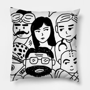 social beings Pillow