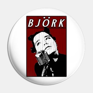 Vintage Retro Bjork Pin