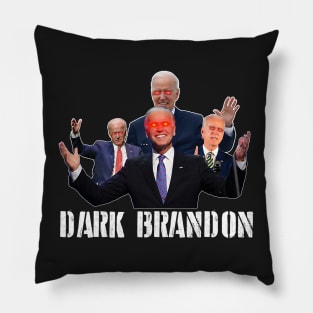 Dark Brandon Funny Meme Saving America Pillow