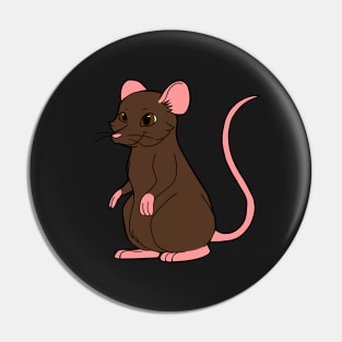 Brown Rat Pin