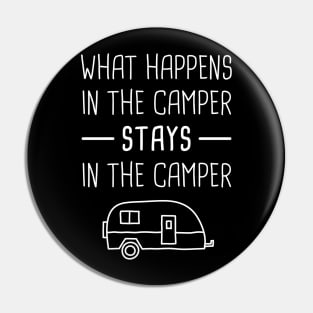 Funny RV Camper Quote Pin