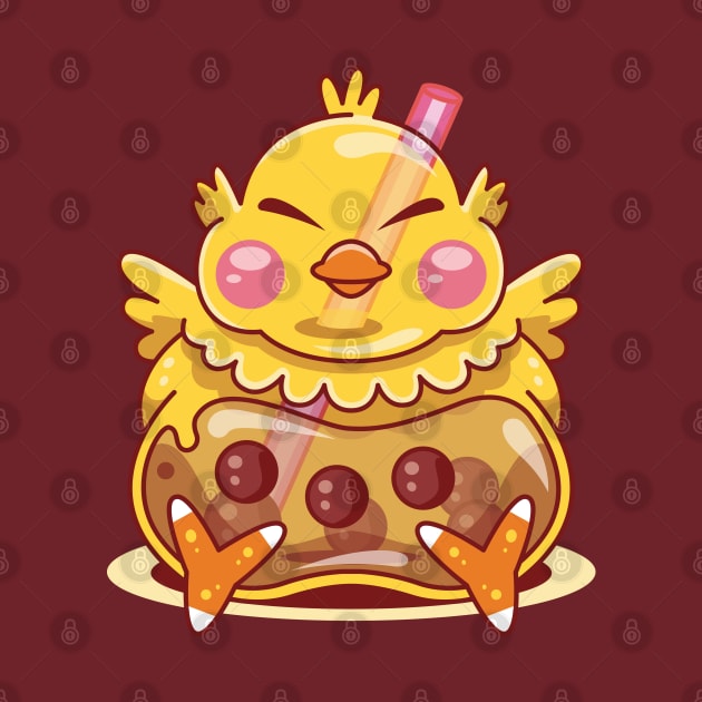 Fat Chocobo Bubble Tea by Lagelantee