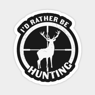 Live Free And Hunt Hard - Big Racks Matter - Funny Deer Buck Hunting Magnet