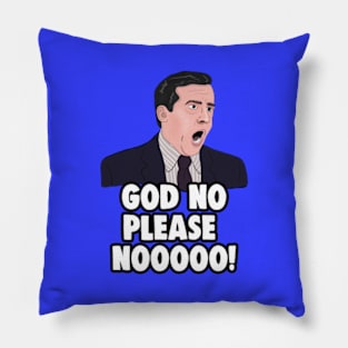 The Office Memes: Michael Scott NO GOD NO! Pillow