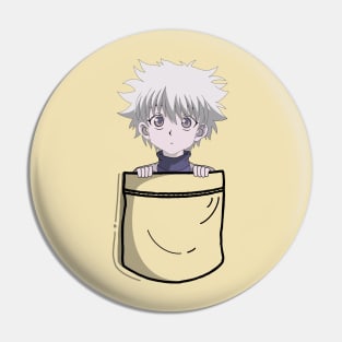 Pocket killua art Pin