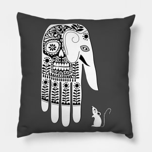 Elephant in the Room II Pillow