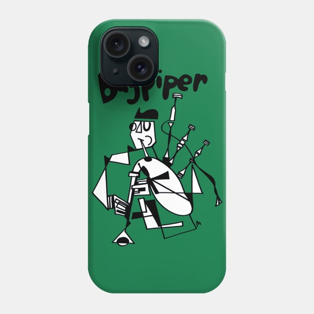 The Bagpiper (Male) by Pollux Phone Case by WorldofPollux