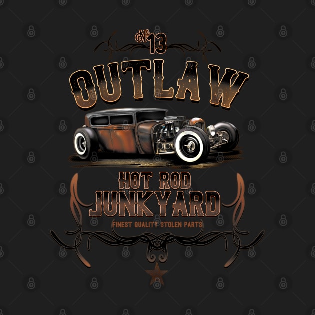 Hotrod Outlaw Junkyard by hardtbonez