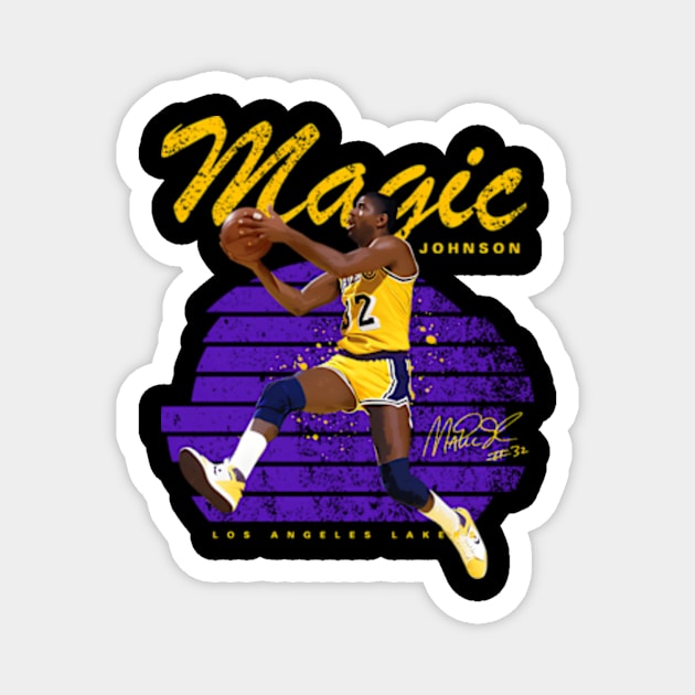 Magic Johnson Magnet by binchudala