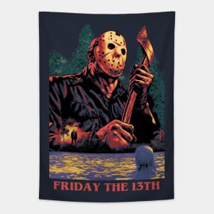 Slasher Friday the 13th Jason Voorhees Tapestry