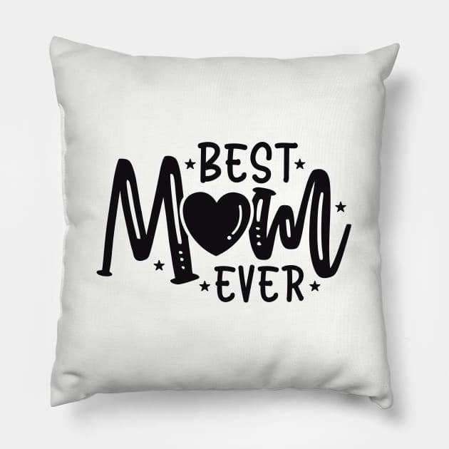 Best Mom Ever Pillow by busines_night