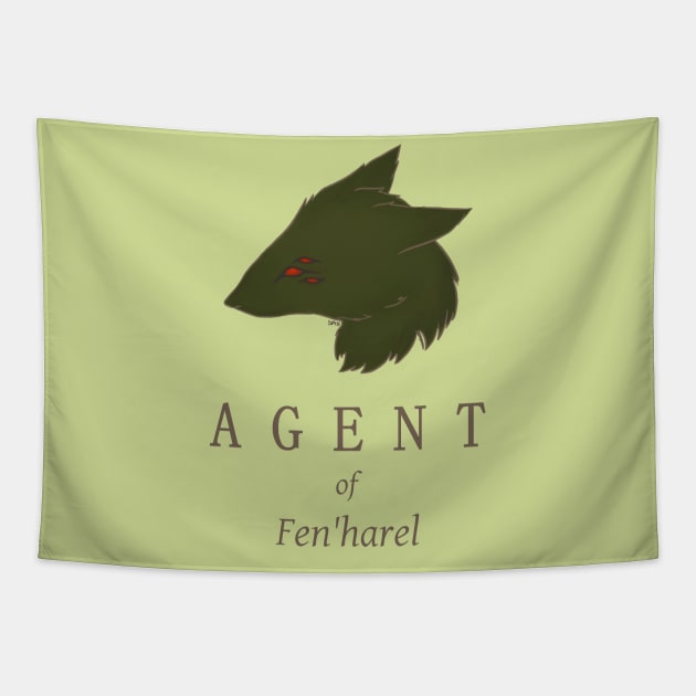 Agent of Fen'Harel Tapestry by SpectacledPeach