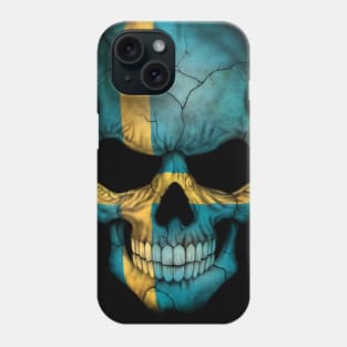 Swedish Flag Skull Phone Case