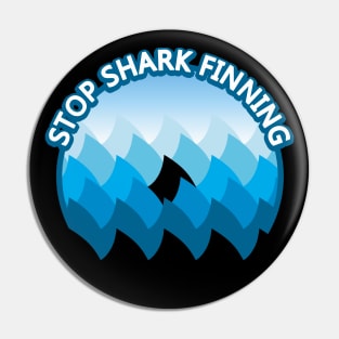 Stop Shark Finning Pin