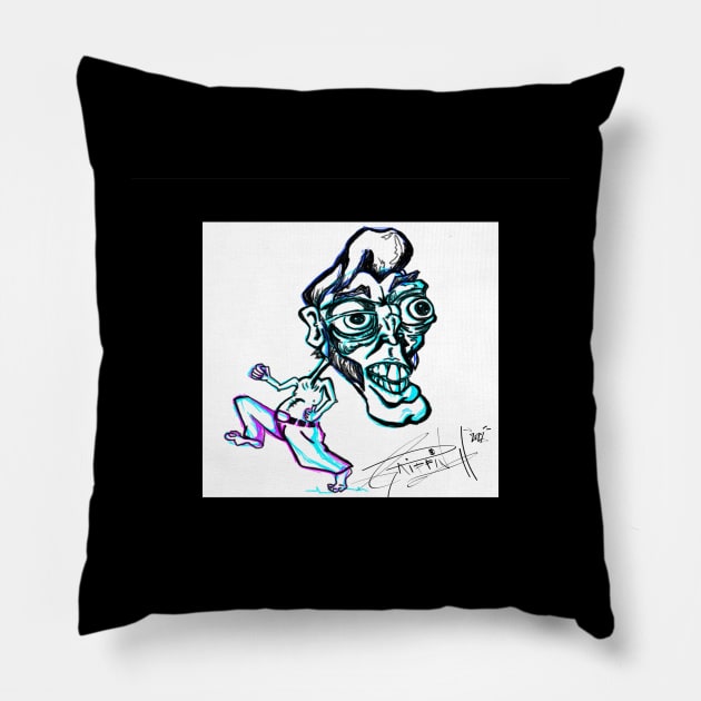 The Runningman Concept art Pillow by k1ownkid