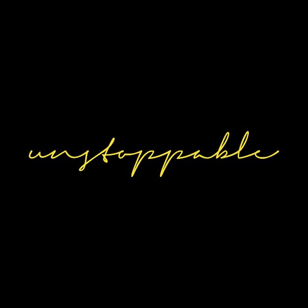 Unstoppable Cursive by Arteria6e9Vena