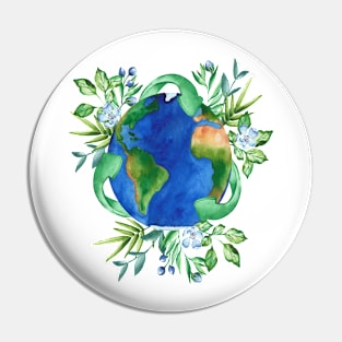 Mother earth day Pin