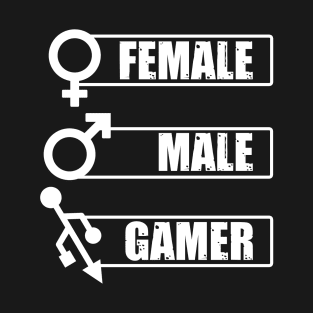 Male Female Gamer T-Shirt