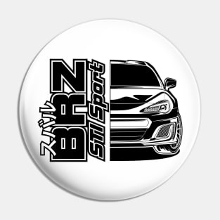 BRZ STI (Black Print) Pin