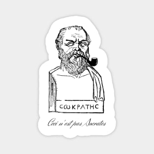 Ceci n'est pas Socrates Magnet