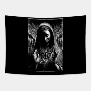 Mother Mary Can See From Her Heart Tapestry