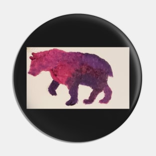 Pink bear acrylic painting by tabitha kremesec Pin