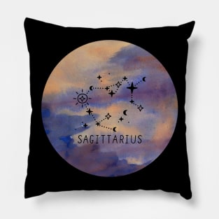 Sagittarius Zodiac Pillow