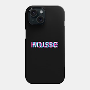 House Music Glitch Optical Illusion Edm Rave Dj Phone Case