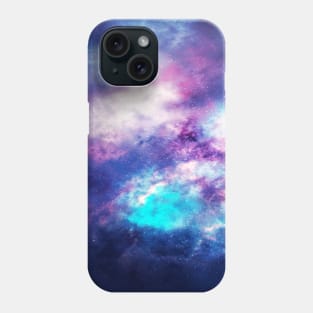 Colorful Universe Nebula Galaxy And Stars Phone Case