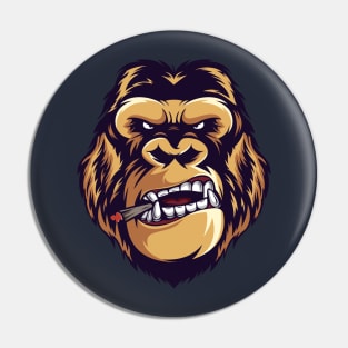 Angry Gorilla Pin