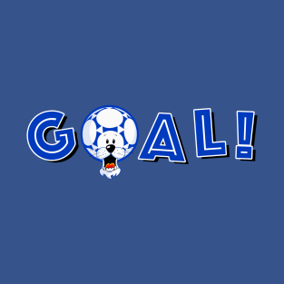 Goal - Blue Football Lion T-Shirt