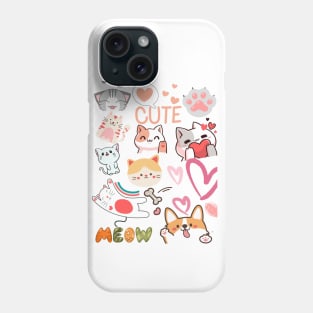 Cat Graphic Phone Case