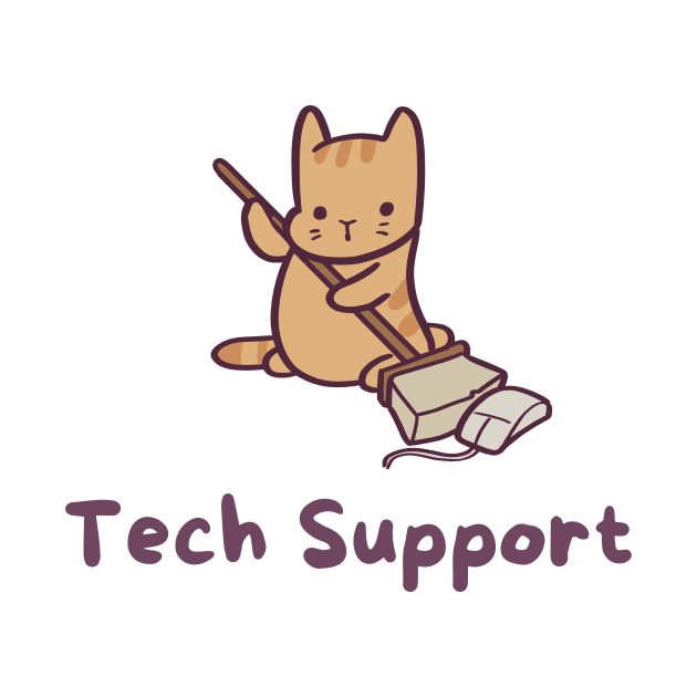 Tech Support Cat by ThumboArtBumbo