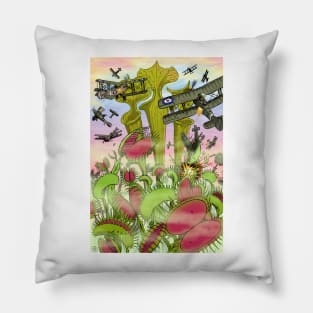 Plants vs Planes Pillow