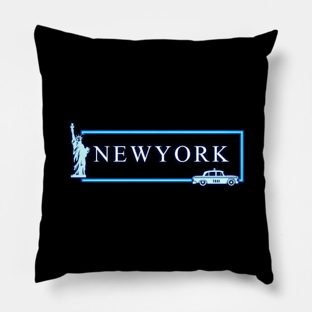 New York City Pillow by TravelGiftDesign