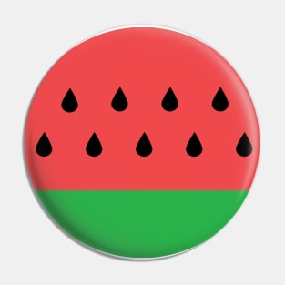 Watermelon Circle Pin