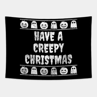 Have A Creepy Christmas Tapestry