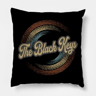 The Black Keys Circular Fade Pillow