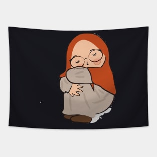 cartoon muslim cute Tapestry